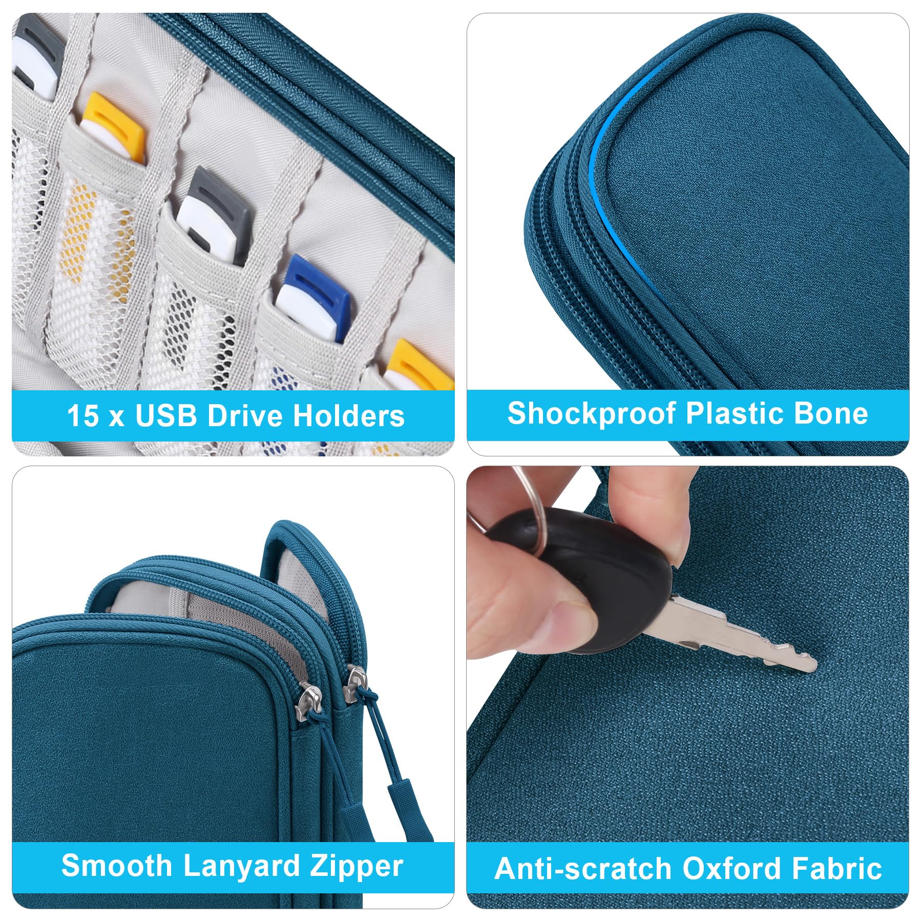 Foto 5 pulgar | Funda De Almacenamiento Lacdo Para Unidad Flash Usb Sandisk Y Samsung - Venta Internacional.
