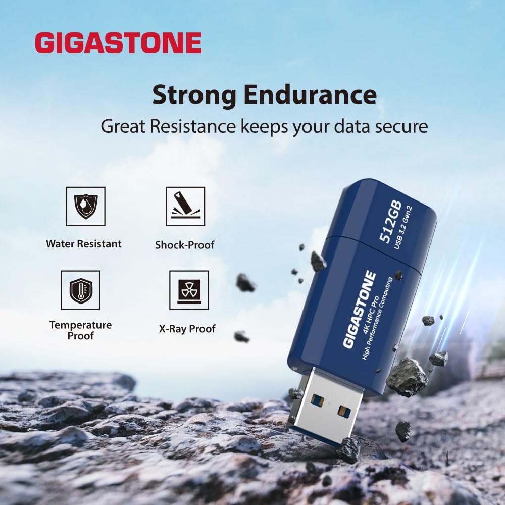 Foto 7 pulgar | Unidad De Estado Sólido Gigastone Z80 512gb Usb 3.2 Gen2 - Venta Internacional.