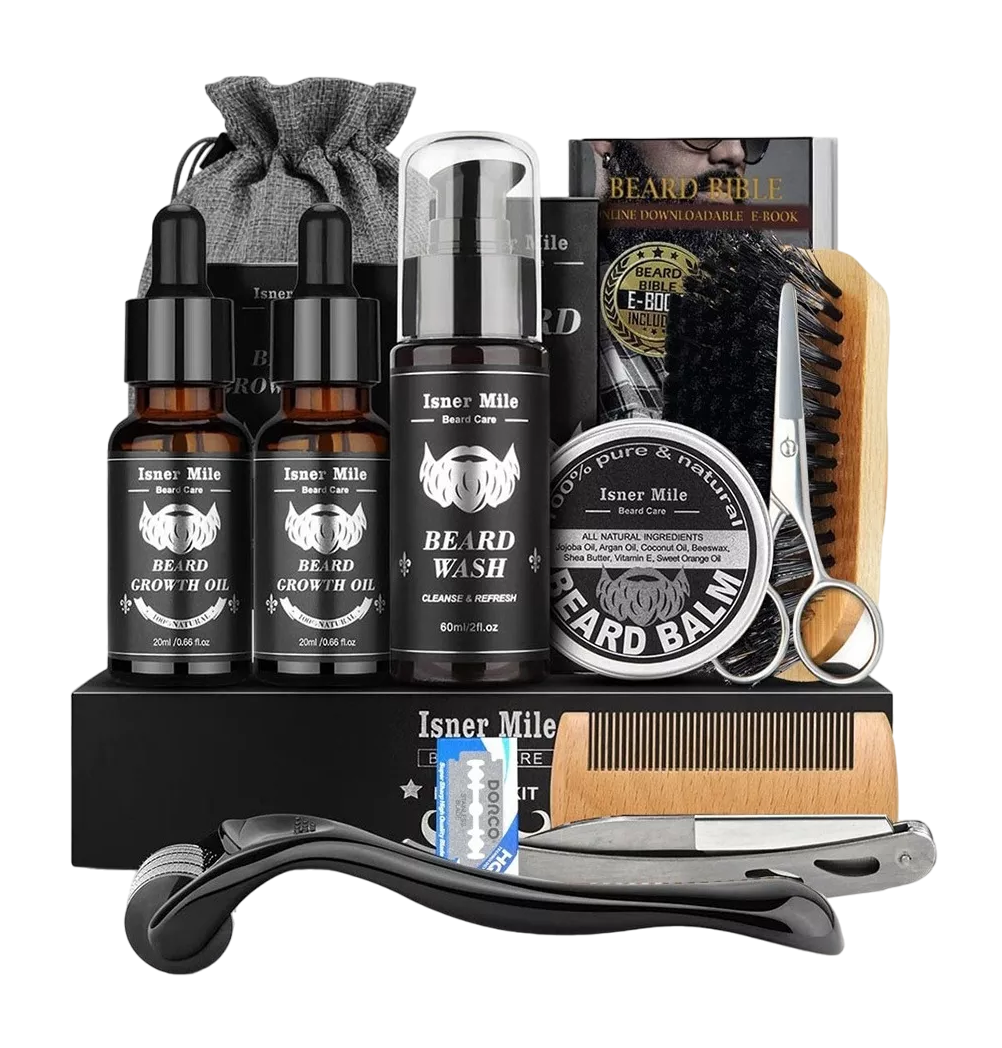 Foto 2 pulgar | Kit de Barba Belug 12 Piezas para Hombre