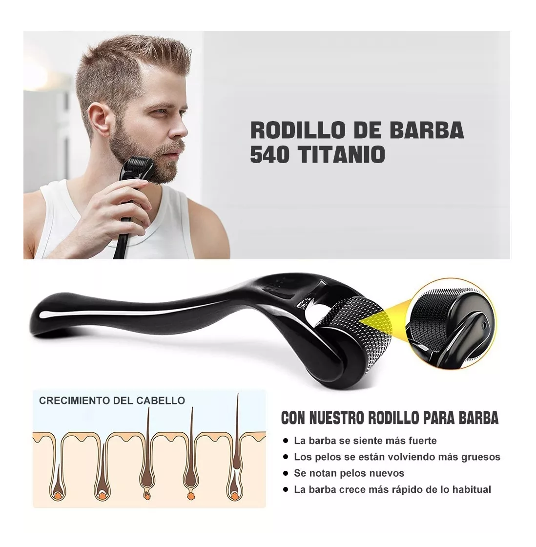 Foto 3 pulgar | Kit de Barba Belug 12 Piezas para Hombre