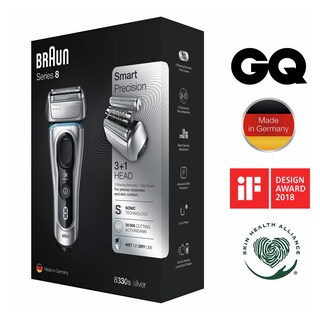 Foto 7 | Afeitadora Eléctrica Braun Series 8 8330s Next Generation Silver - Venta Internacional.