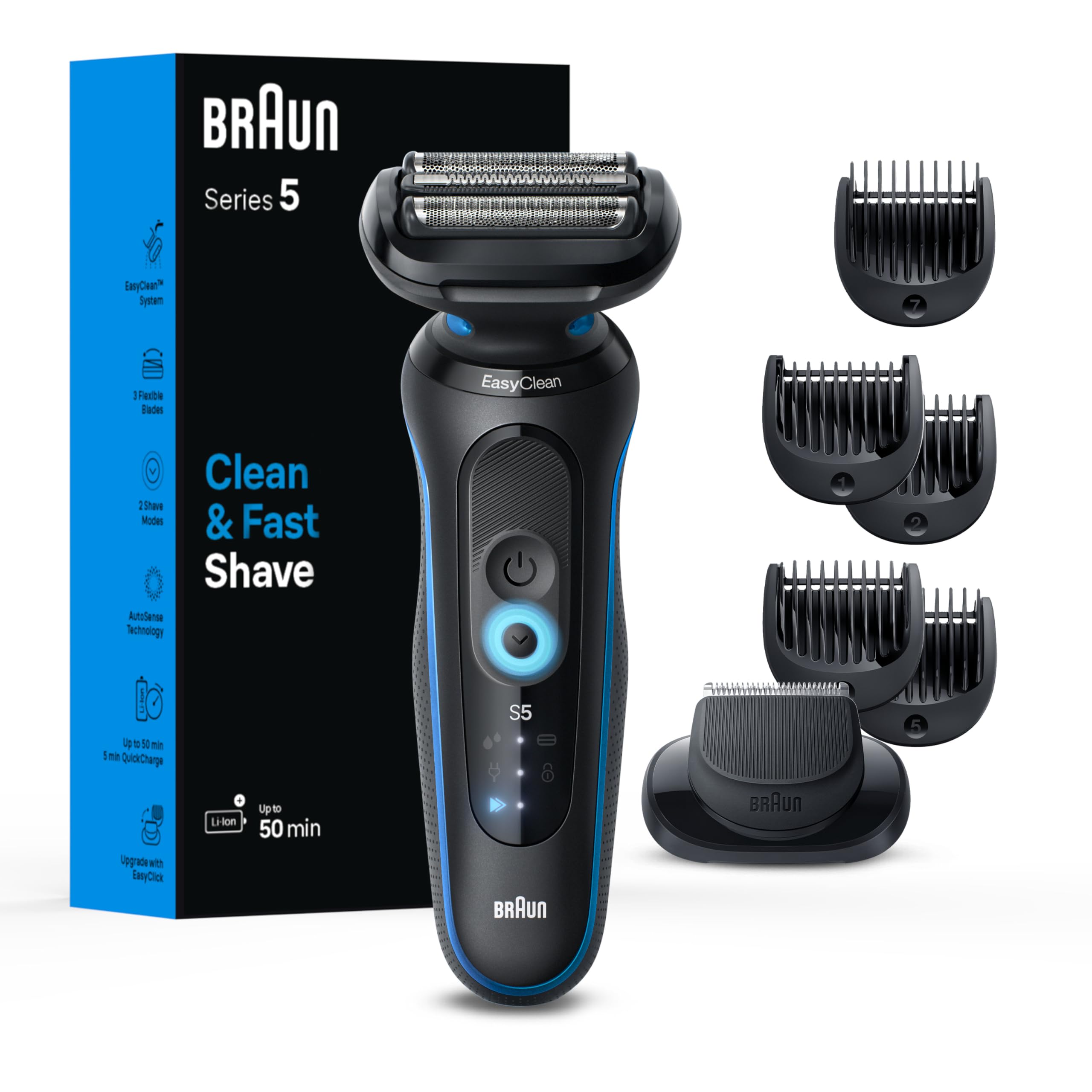 Foto 2 pulgar | Afeitadora Eléctrica Braun Series 5 5120s Para Hombre Húmedo Y Seco - Venta Internacional.
