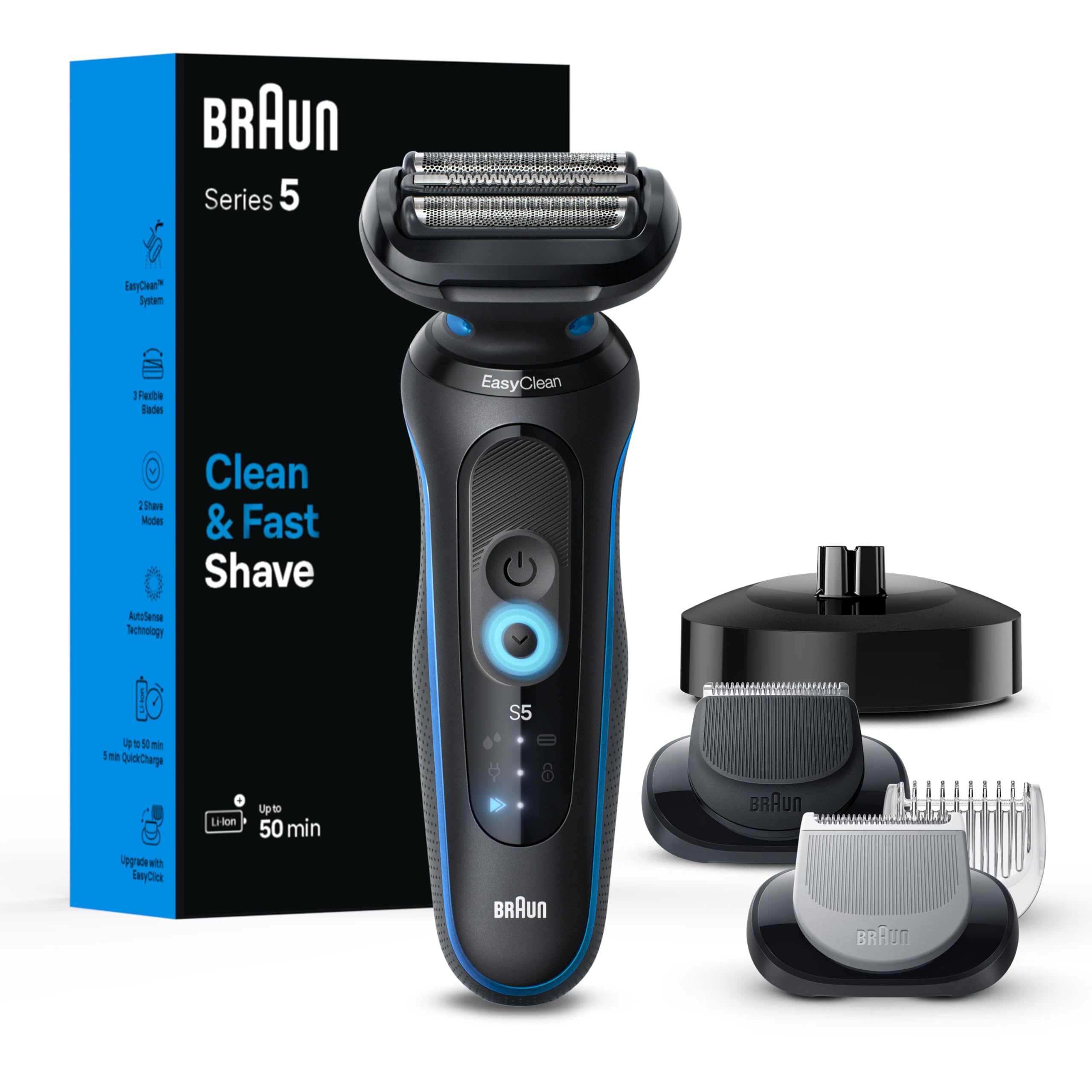 Afeitadora Eléctrica Braun Series 5 5150cs Para Hombre Húmedo Y Seco - Venta Internacional.