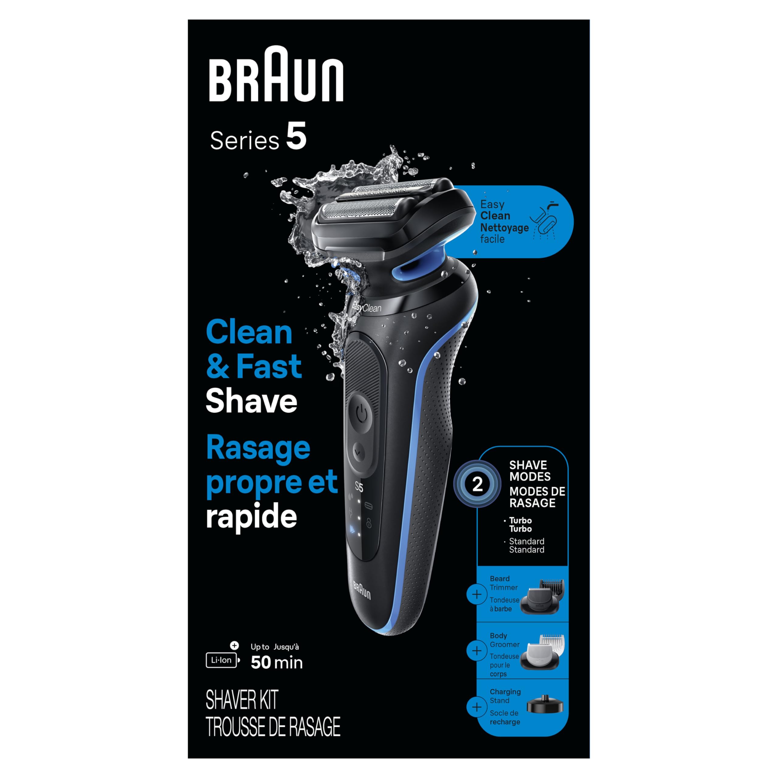 Foto 8 pulgar | Afeitadora Eléctrica Braun Series 5 5150cs Para Hombre Húmedo Y Seco - Venta Internacional.