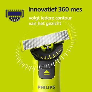 Foto 5 | Cuchillas De Repuesto Philips Oneblade 360 Para Afeitadora, Paquete De 3 - Venta Internacional.