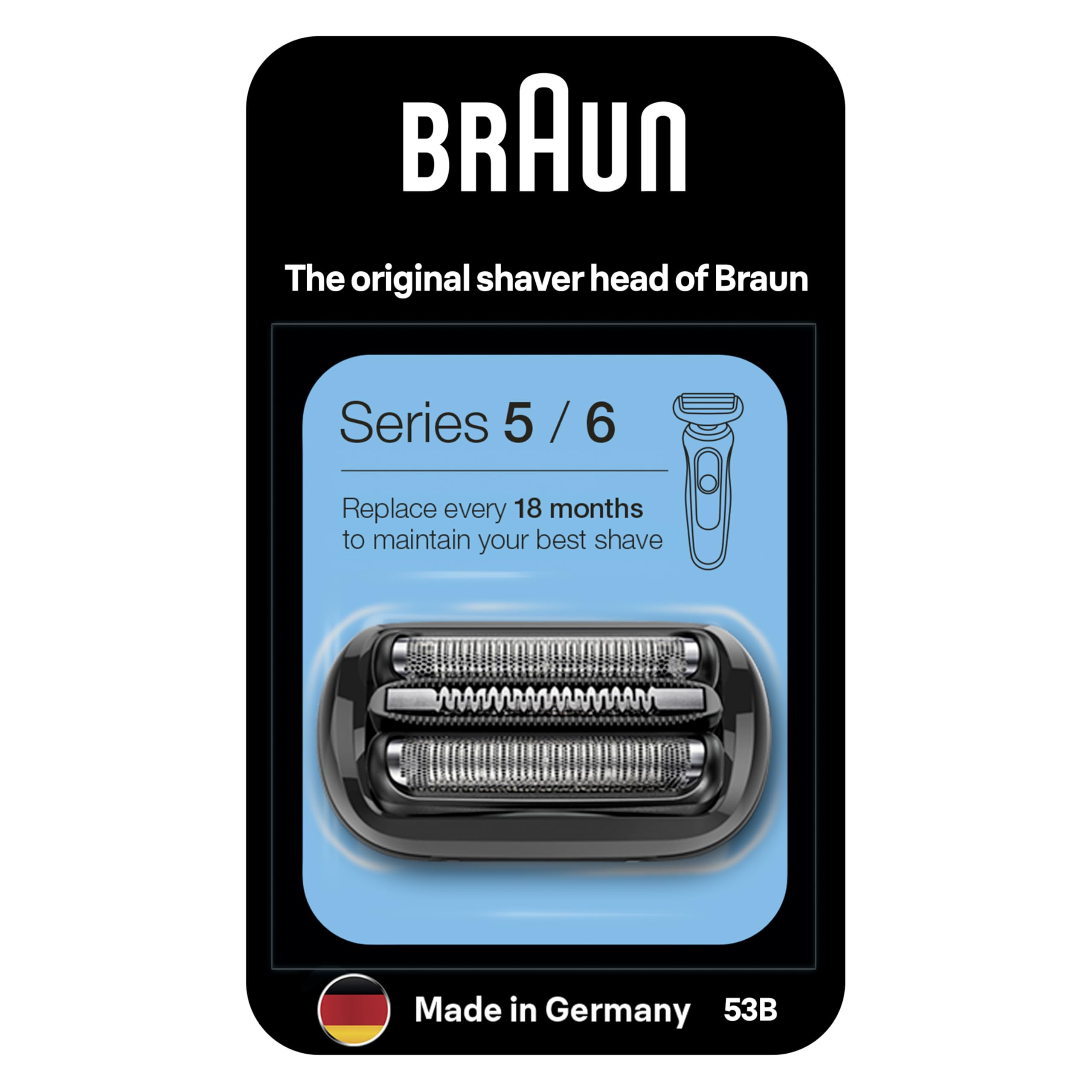 Foto 2 pulgar | Cabezal De Repuesto Para Afeitadora Eléctrica Braun Series 5/6 53b - Venta Internacional.