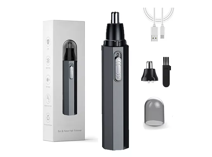 Foto 2 pulgar | Xtellar Recortadora Eléctrica Multifuncional Para Nariz Y Orejas, Recargable Usb, Negra - La Solución De Grooming Pe