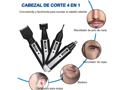 Foto 2 | Kit Xtellar 4 En 1 Para Cuidado Del Vello Nasal Y Cabello - Tecnología Premium, Portátil Y Multifuncional