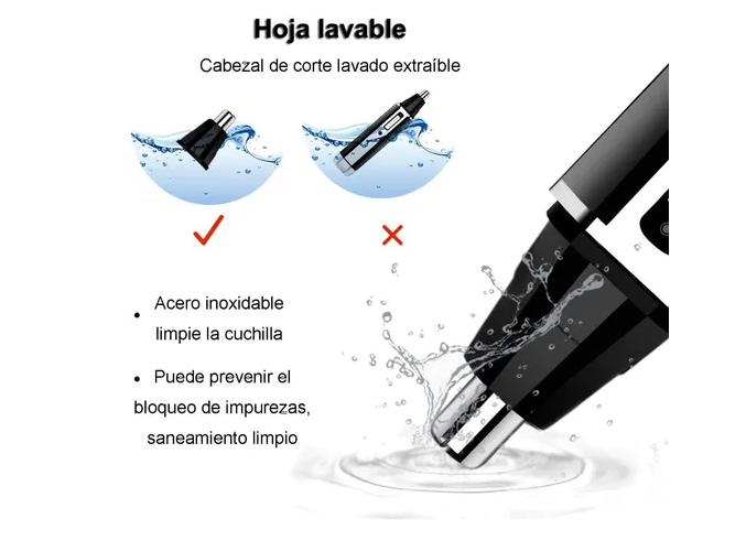 Foto 6 pulgar | Kit Xtellar 4 En 1 Para Cuidado Del Vello Nasal Y Cabello - Tecnología Premium, Portátil Y Multifuncional