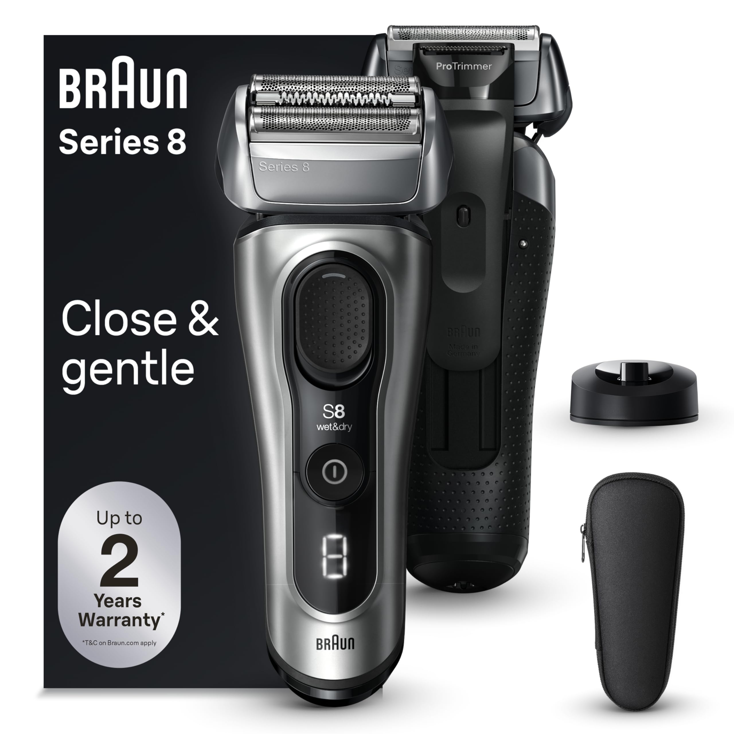 Foto 2 pulgar | Maquinilla De Afeitar Eléctrica Braun Series 8 8517s Para Hombre Húmedo Y Seco - Venta Internacional.