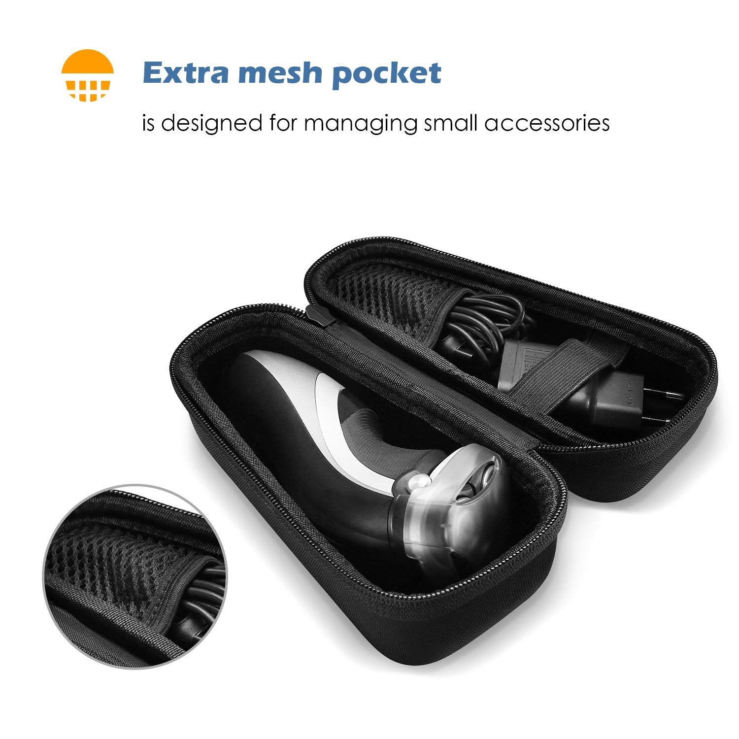 Foto 5 pulgar | Maletín De Transporte Procase Para Afeitadora Eléctrica Norelco, Color Negro - Venta Internacional.