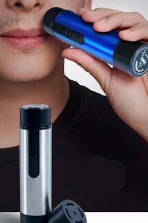 Foto 3 | Maquinilla De Afeitar Eléctrica Huoguo Protable Afeitadora Y Recortadora De Barba Color Rojo - Venta Internacional.