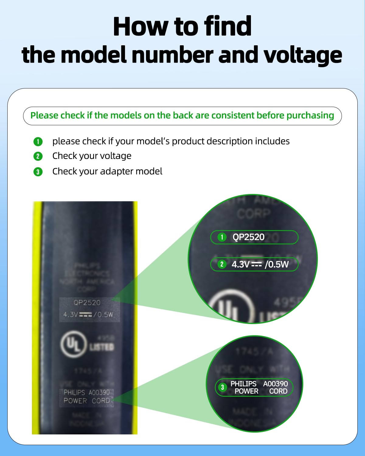 Foto 3 | Adaptador Usb-c De 4 3 V Para Philips Norelco One Blade  Modelo Antiguo - Venta Internacional.