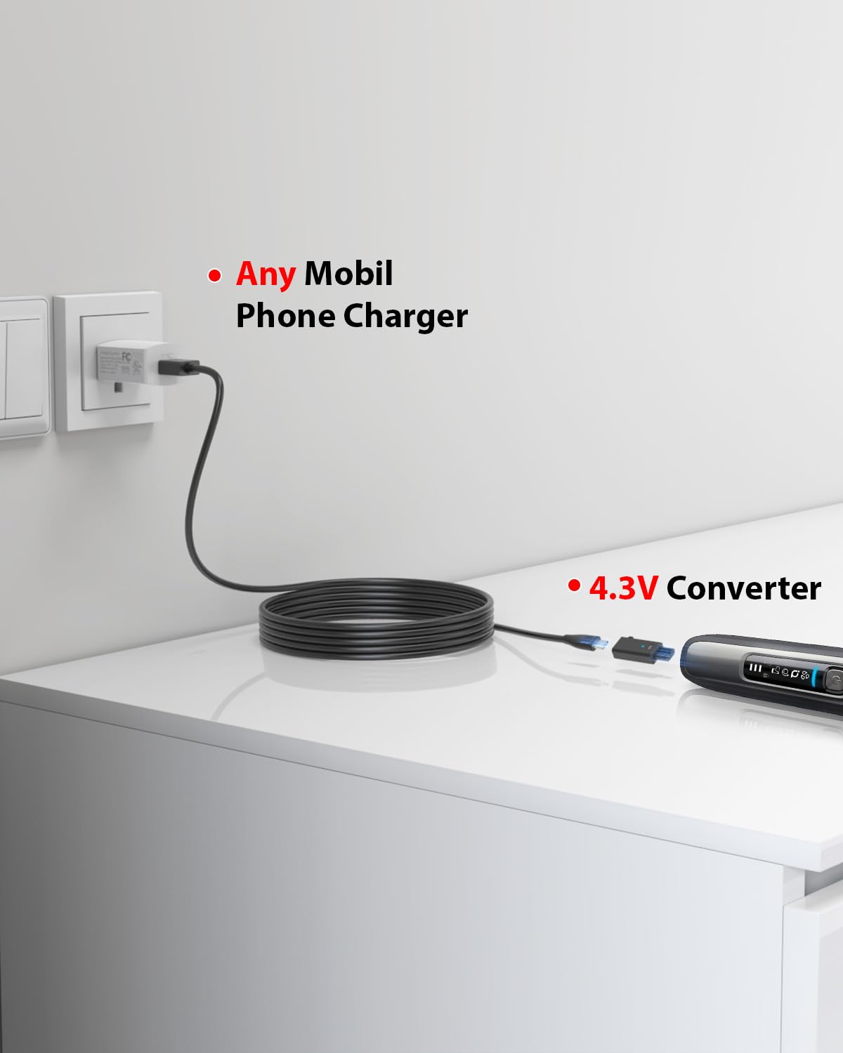 Foto 4 | Adaptador Usb-c De 4 3 V Para Philips Norelco One Blade  Modelo Antiguo - Venta Internacional.