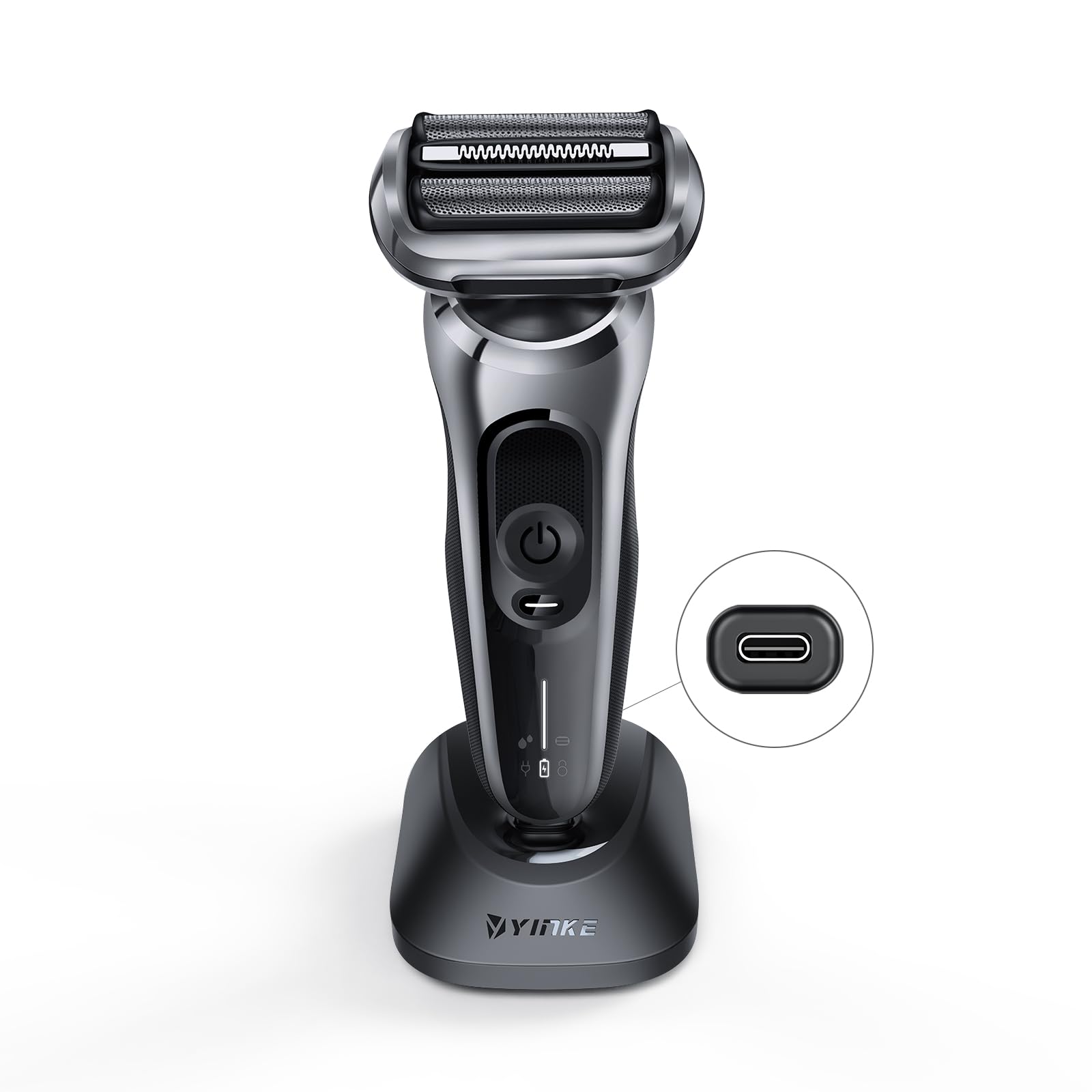 Foto 2 pulgar | Soporte De Carga Yinke Tipo C Para Braun Series 3 5 7 9 6 1 Xt5 - Venta Internacional.