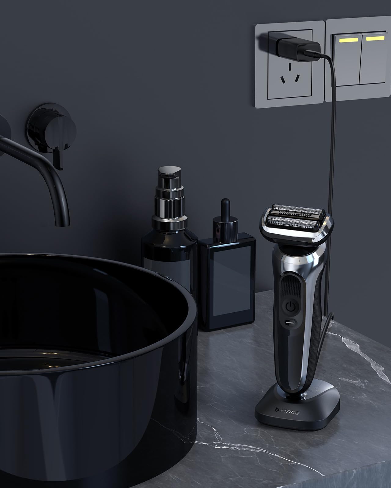 Foto 4 | Soporte De Carga Yinke Tipo C Para Braun Series 3 5 7 9 6 1 Xt5 - Venta Internacional.
