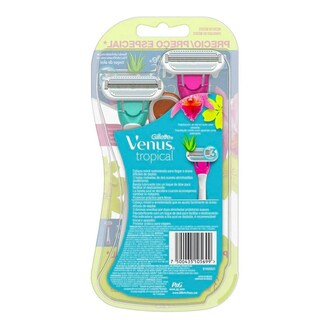Foto 2 | Rastrillo Desechable Gillette Venus Tropical 3 Piezas