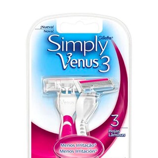 Foto 2 | Rastrillo Desechable Gillette Venus Simply 2 Piezas