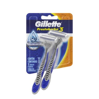 Foto 1 | Rastrillos Desechables Gillette Prestobarba 3 2 Piezas