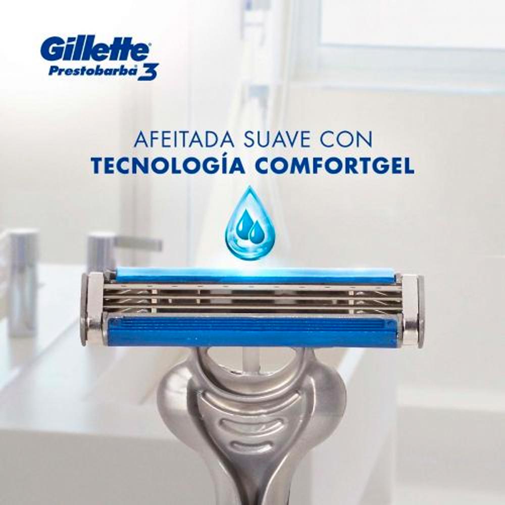 Foto 3 pulgar | Rastrillos Desechables Gillette Prestobarba 3 2 Piezas