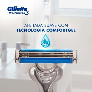 Foto 2 | Rastrillos Desechables Gillette Prestobarba 3 2 Piezas