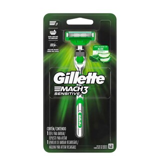 Foto 1 | Rastrillo Gillette Mach 3 Sensitive 1 Pieza