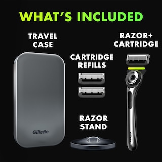 Foto 3 | Kit De Afeitado Gillette Labs Con Barra Exfoliante Para Hombres - Venta Internacional.