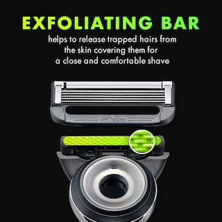 Foto 4 | Kit De Afeitado Gillette Labs Con Barra Exfoliante Para Hombres - Venta Internacional.