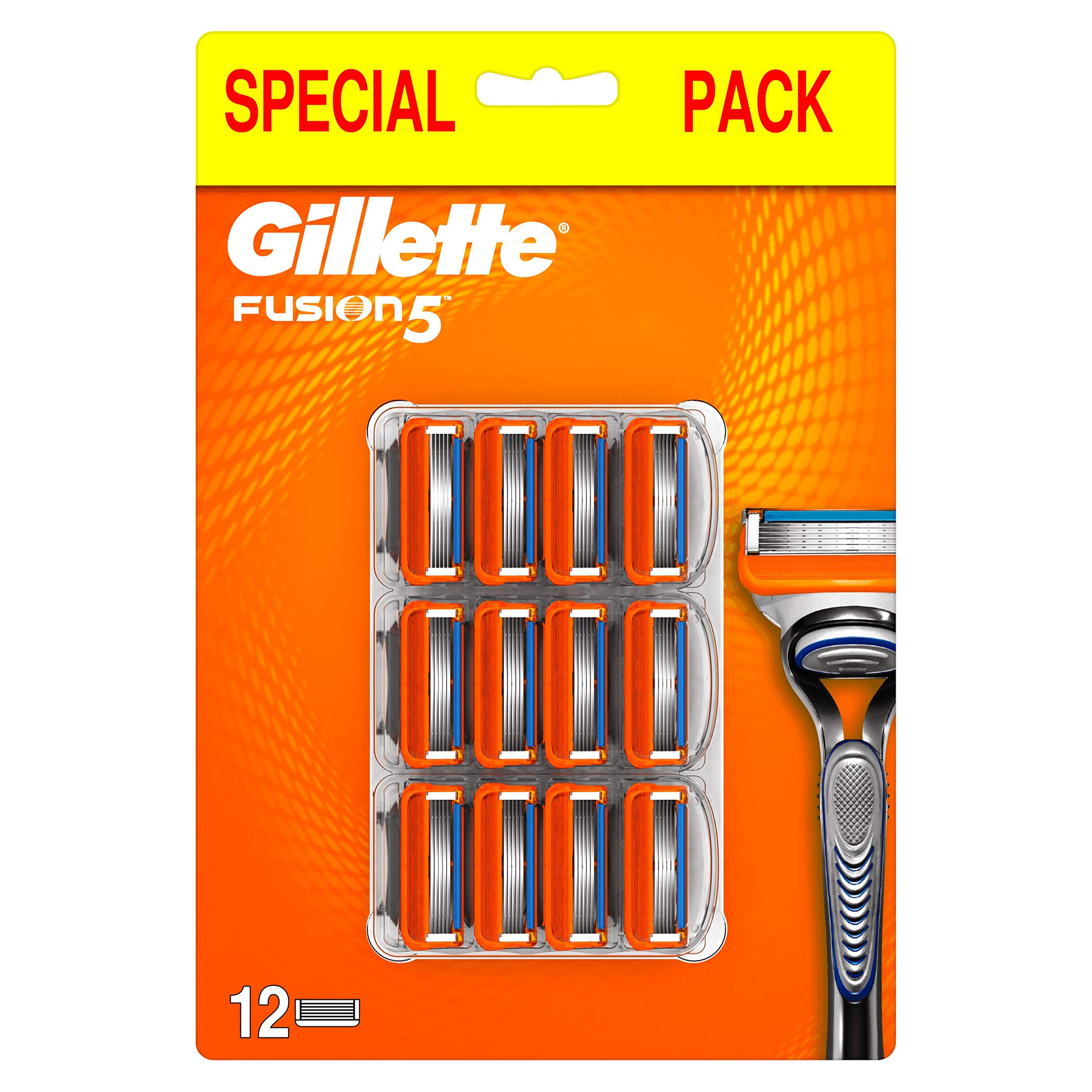 Maquinilla De Afeitar Gillette Fusion5 Con 12 Cuchillas Para Hombre - Venta Internacional.