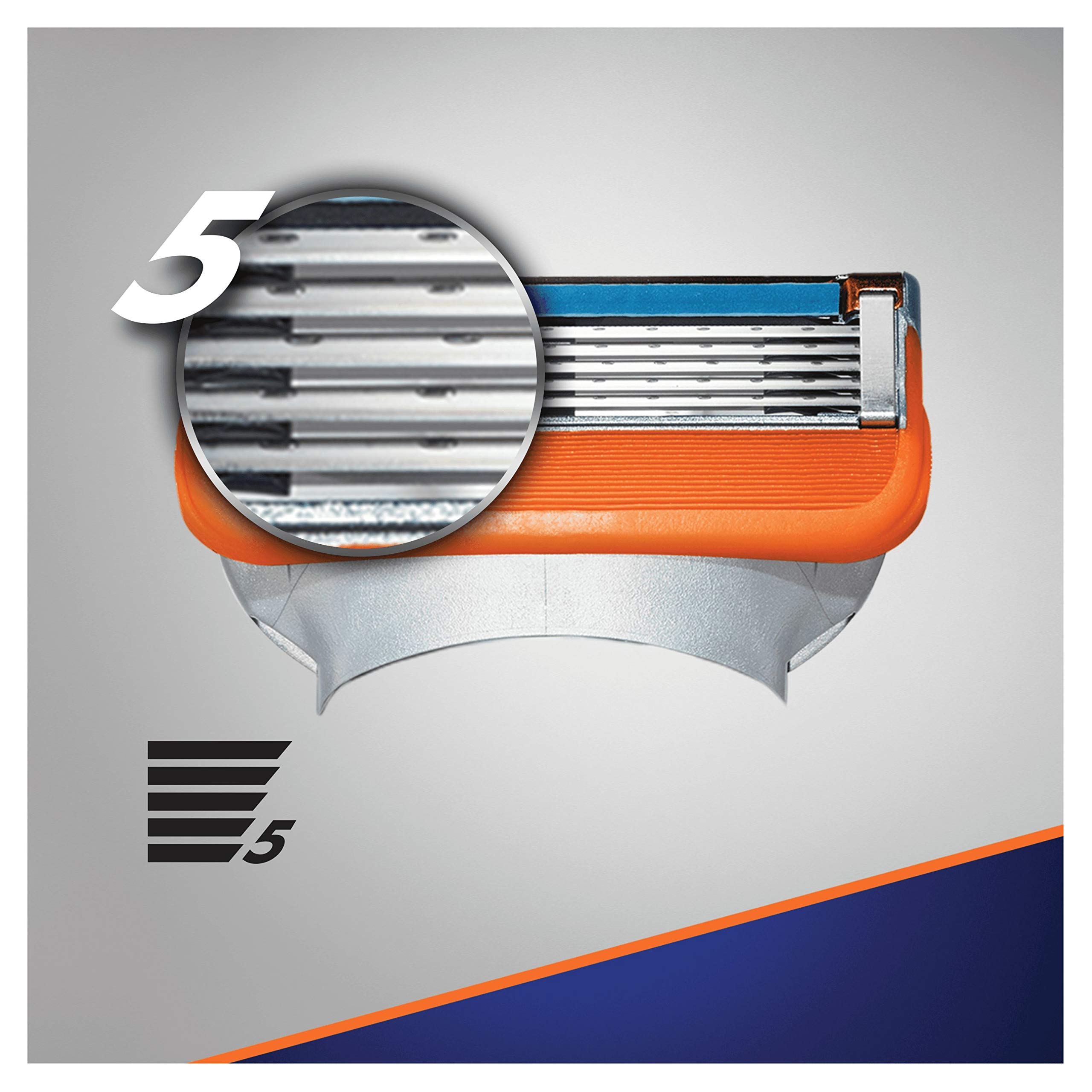 Foto 2 | Maquinilla De Afeitar Gillette Fusion5 Con 12 Cuchillas Para Hombre - Venta Internacional.
