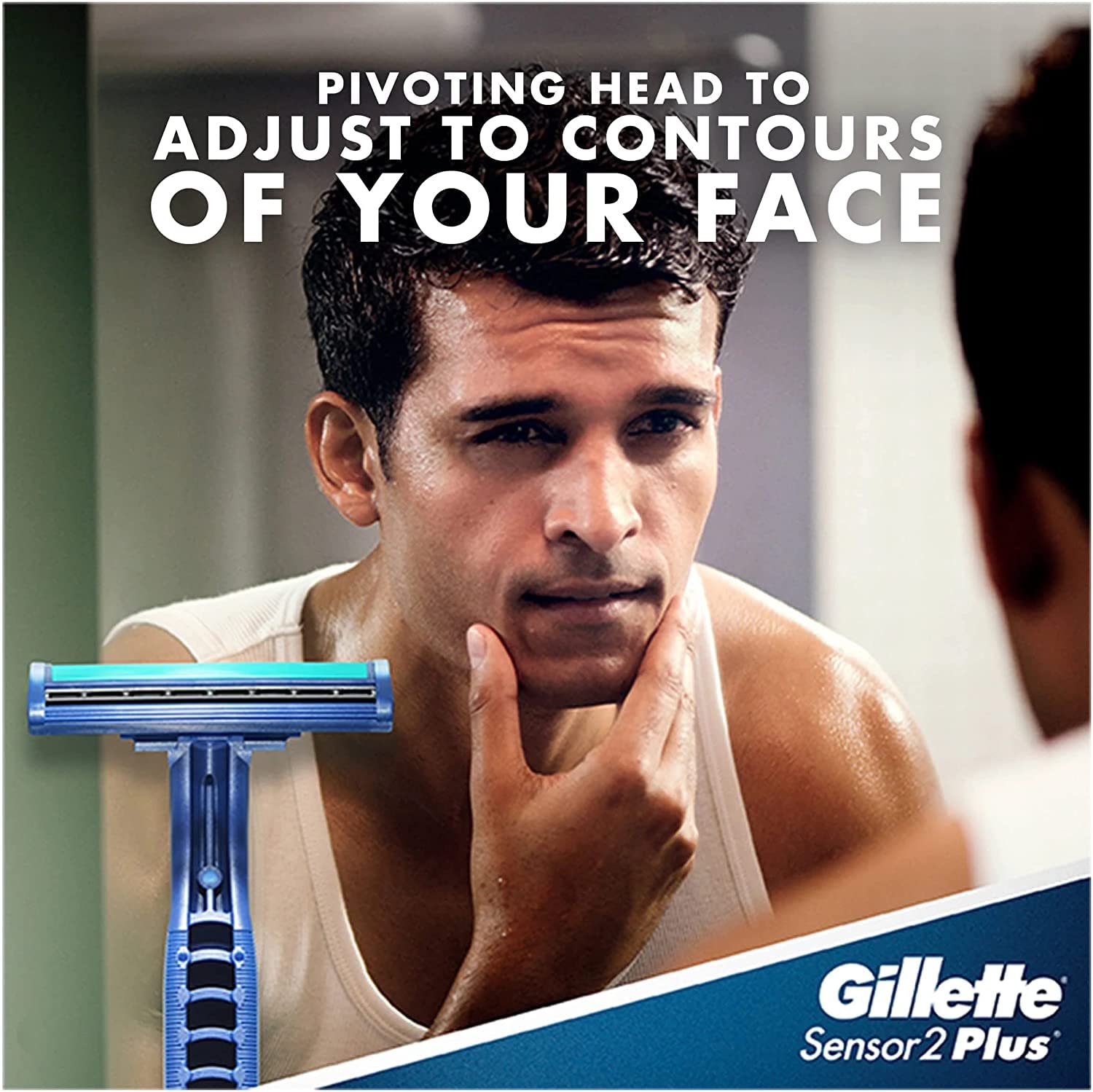 Foto 2 | Maquinilla De Afeitar Desechable Gillette Sensor2 Plus (paquete De 52) Para Hombre - Venta Internacional.