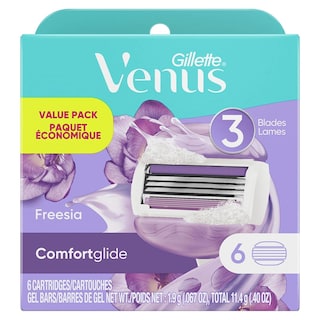 Foto 1 | Recambios Para Cuchillas De Afeitar Gillette Venus Comfortglide, Paquete De 6 - Venta Internacional.