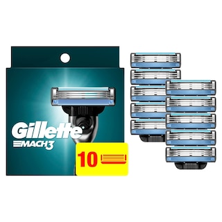 Foto 1 | Recambios Para Cuchillas De Afeitar Gillette Mach3 Para Hombre, 10 Unidades - Venta Internacional.