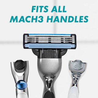 Foto 7 | Recambios Para Cuchillas De Afeitar Gillette Mach3 Para Hombre, 10 Unidades - Venta Internacional.
