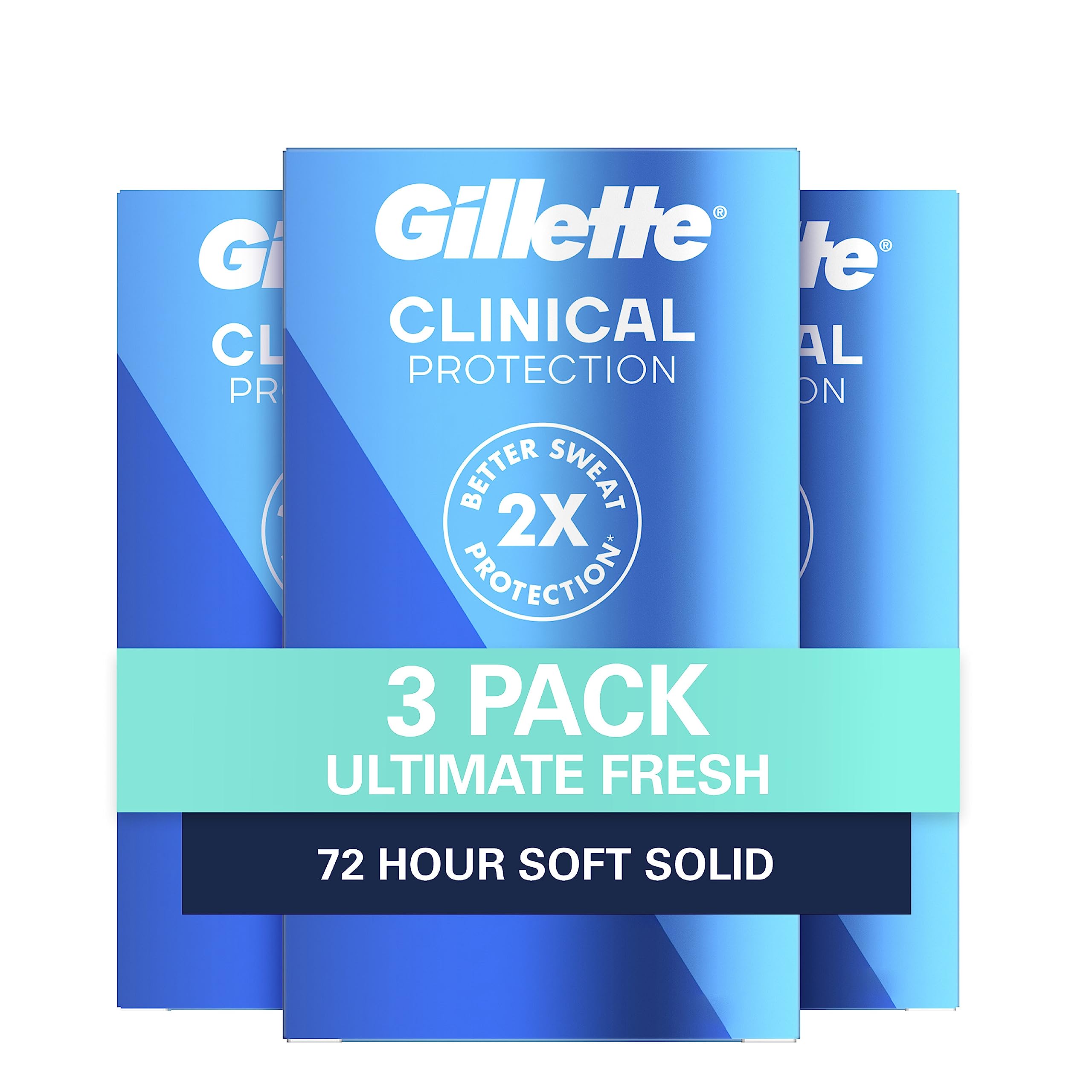 Desodorante Antitranspirante Gillette Clinical Men 50 Ml (paquete De 3) - Venta Internacional.