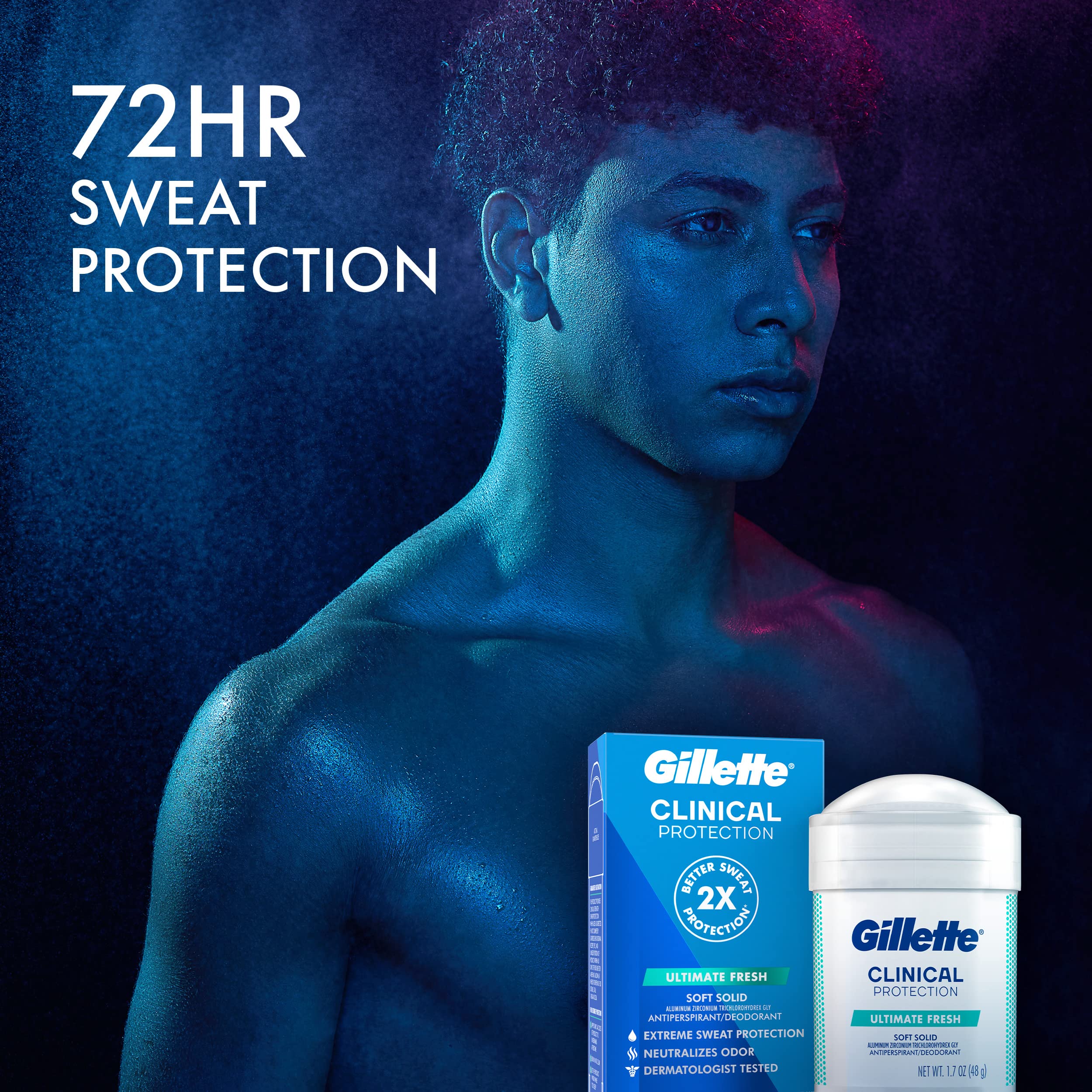 Foto 3 pulgar | Desodorante Antitranspirante Gillette Clinical Men 50 Ml (paquete De 3) - Venta Internacional.