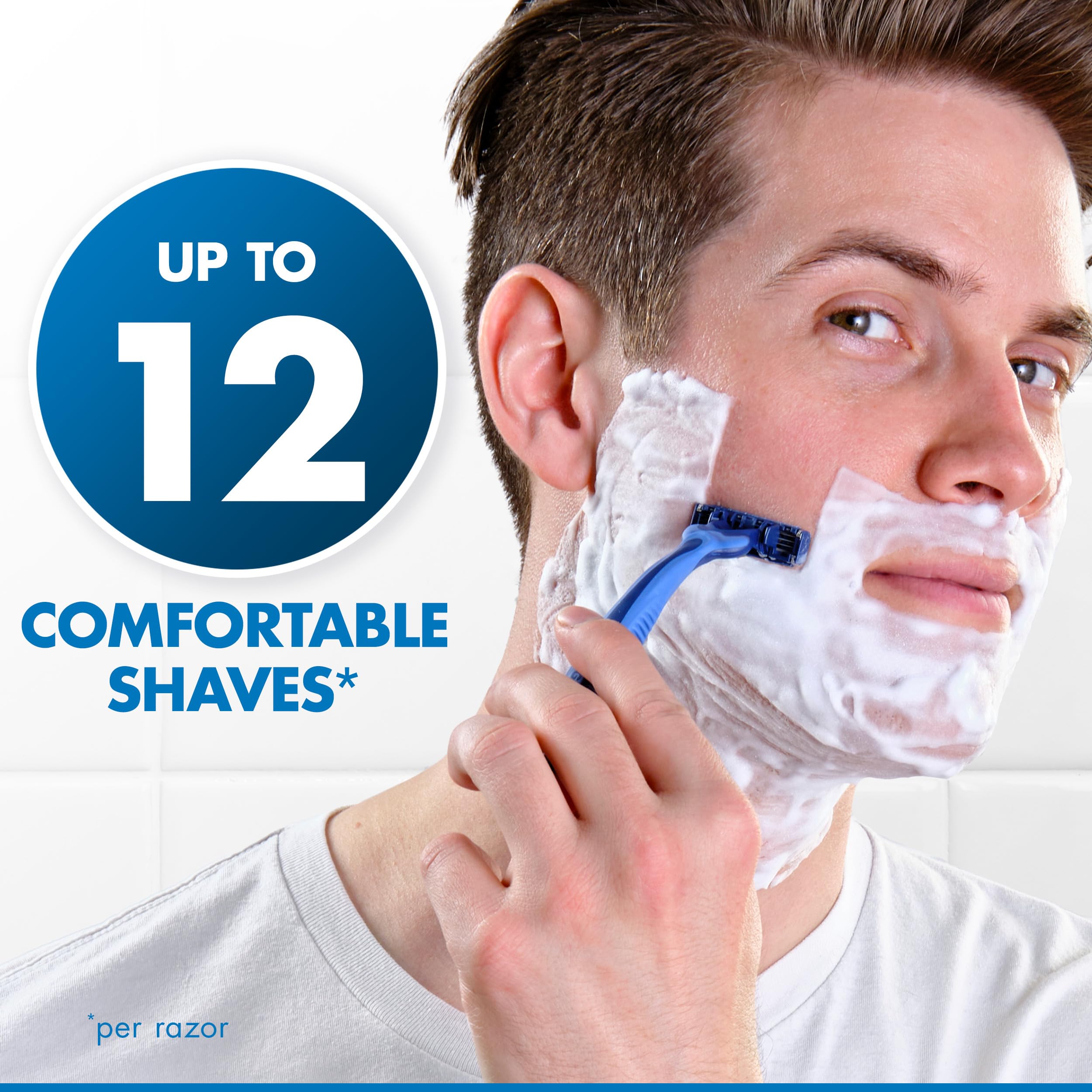 Foto 4 pulgar | Maquinillas De Afeitar Desechables Gillette Sensor3 Comfort Para Hombre X12 - Venta Internacional.