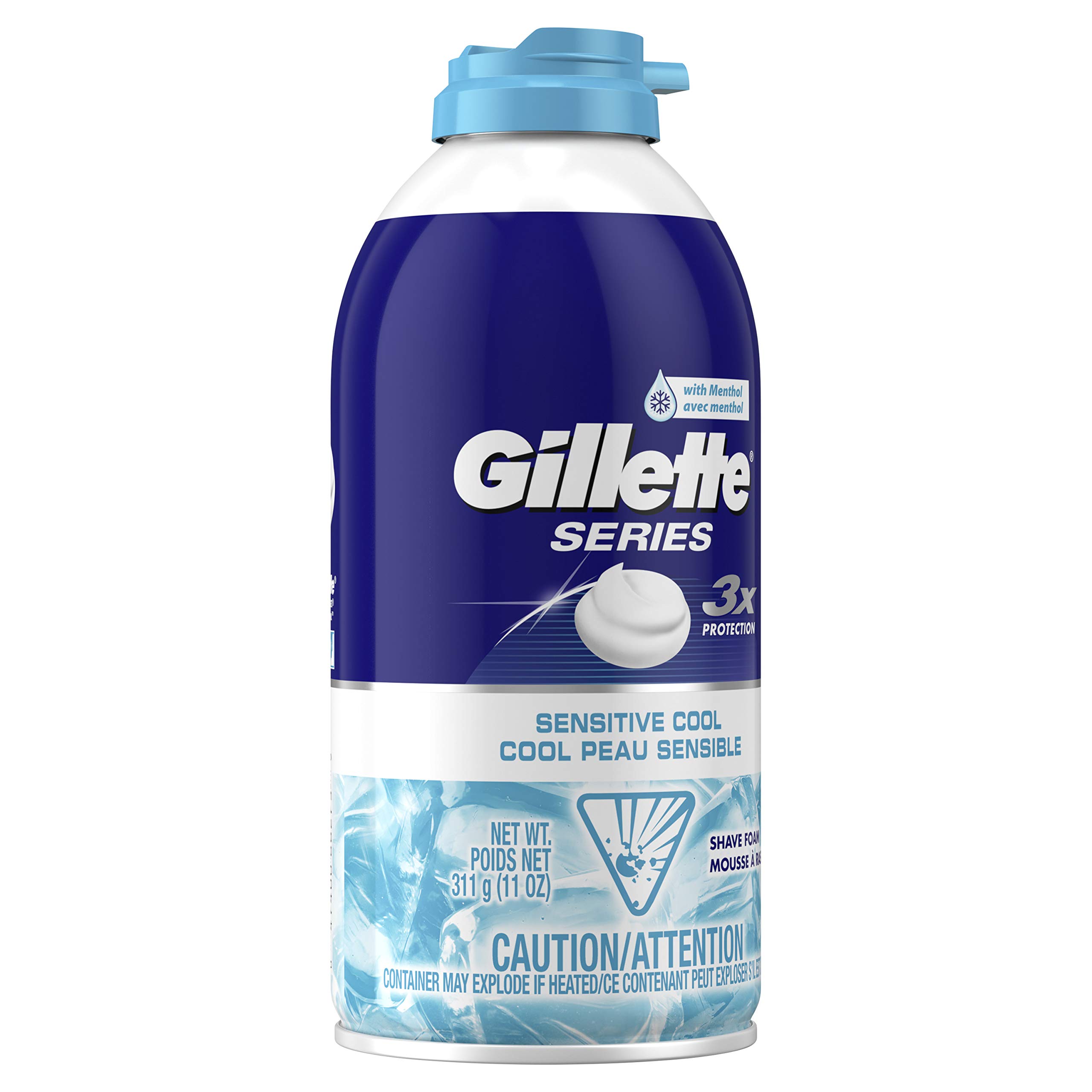Foto 4 pulgar | Espuma De Afeitar Gillette Series Sensitive Cool 325 Ml (paquete De 6) - Venta Internacional.