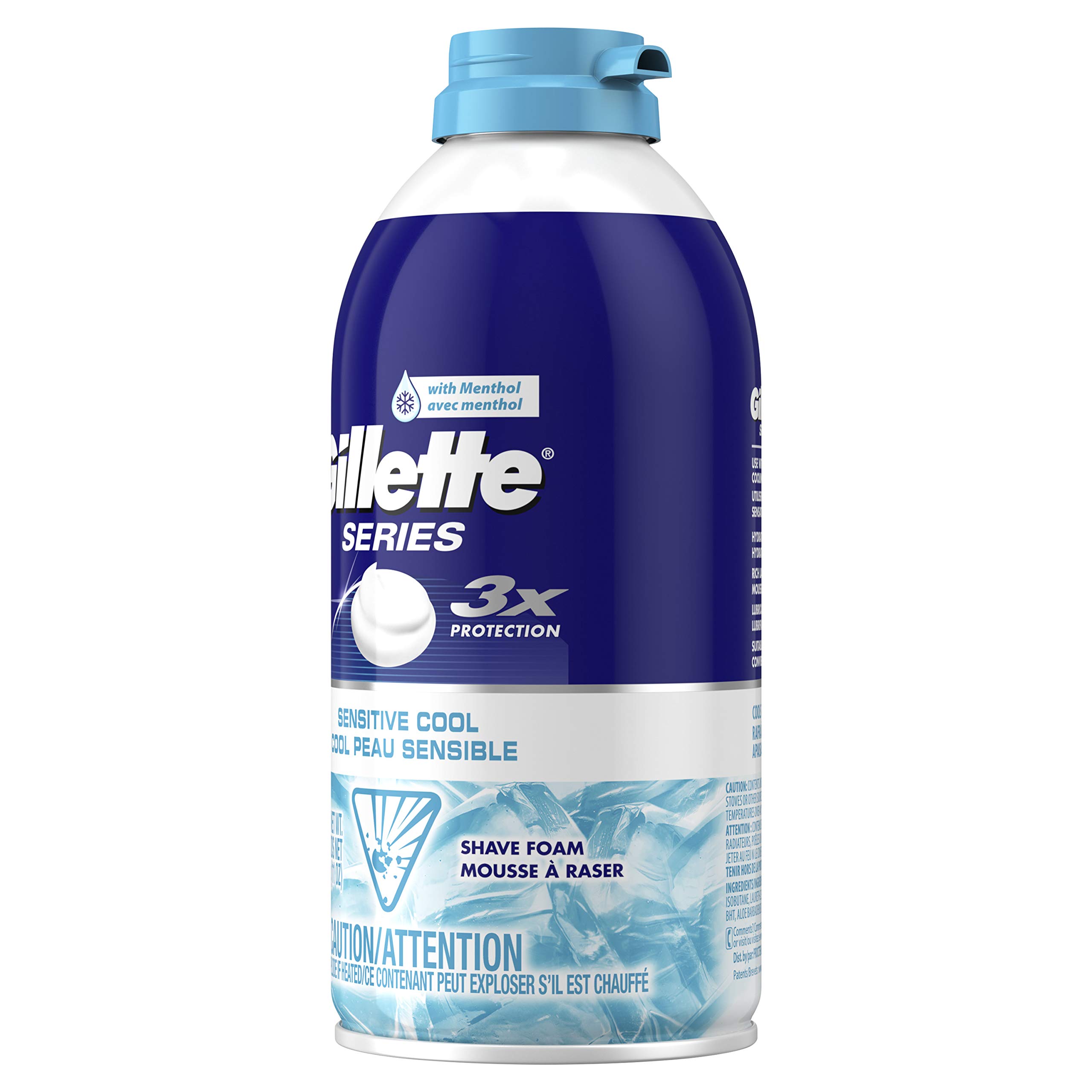 Foto 4 | Espuma De Afeitar Gillette Series Sensitive Cool 325 Ml (paquete De 6) - Venta Internacional.