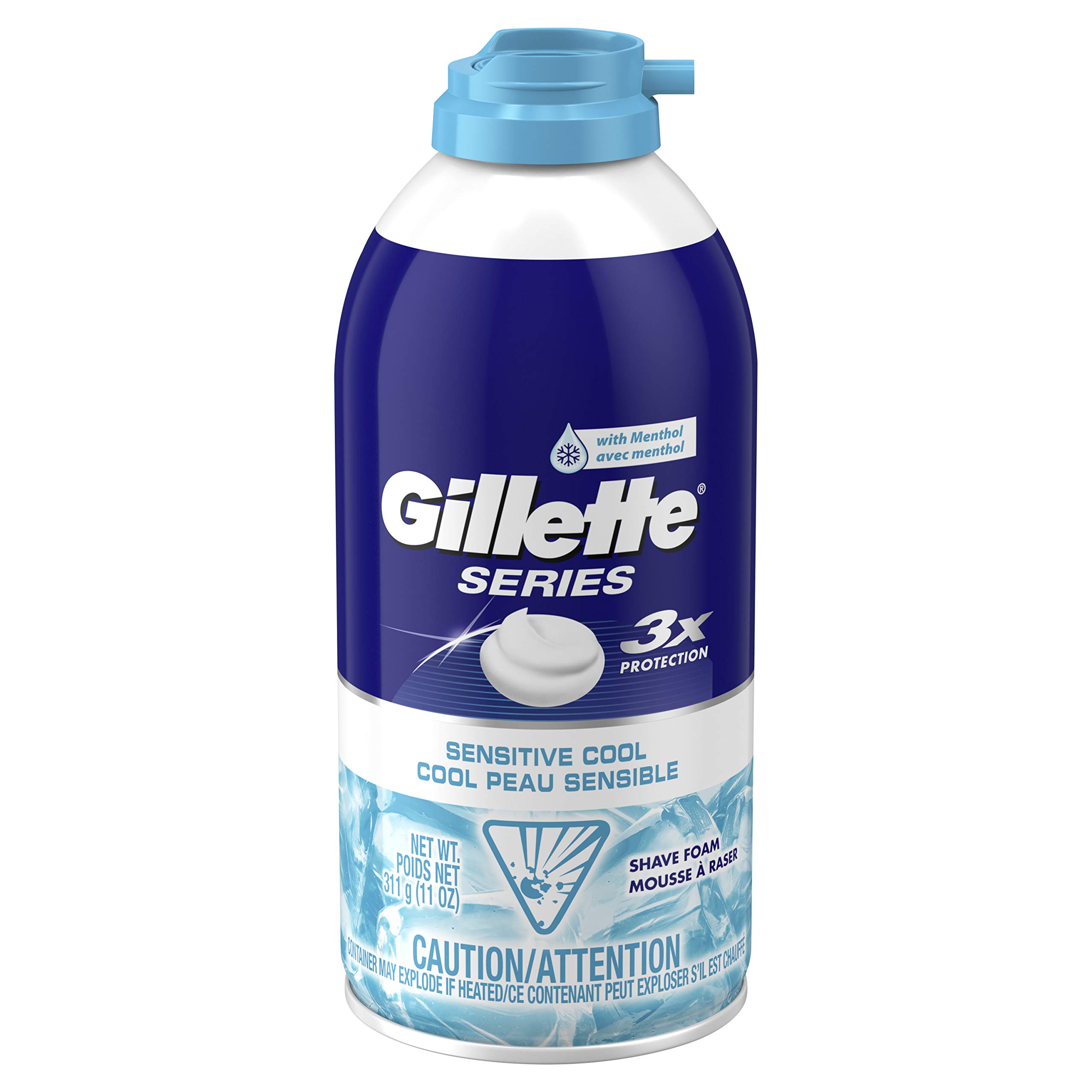 Foto 6 pulgar | Espuma De Afeitar Gillette Series Sensitive Cool 325 Ml (paquete De 6) - Venta Internacional.