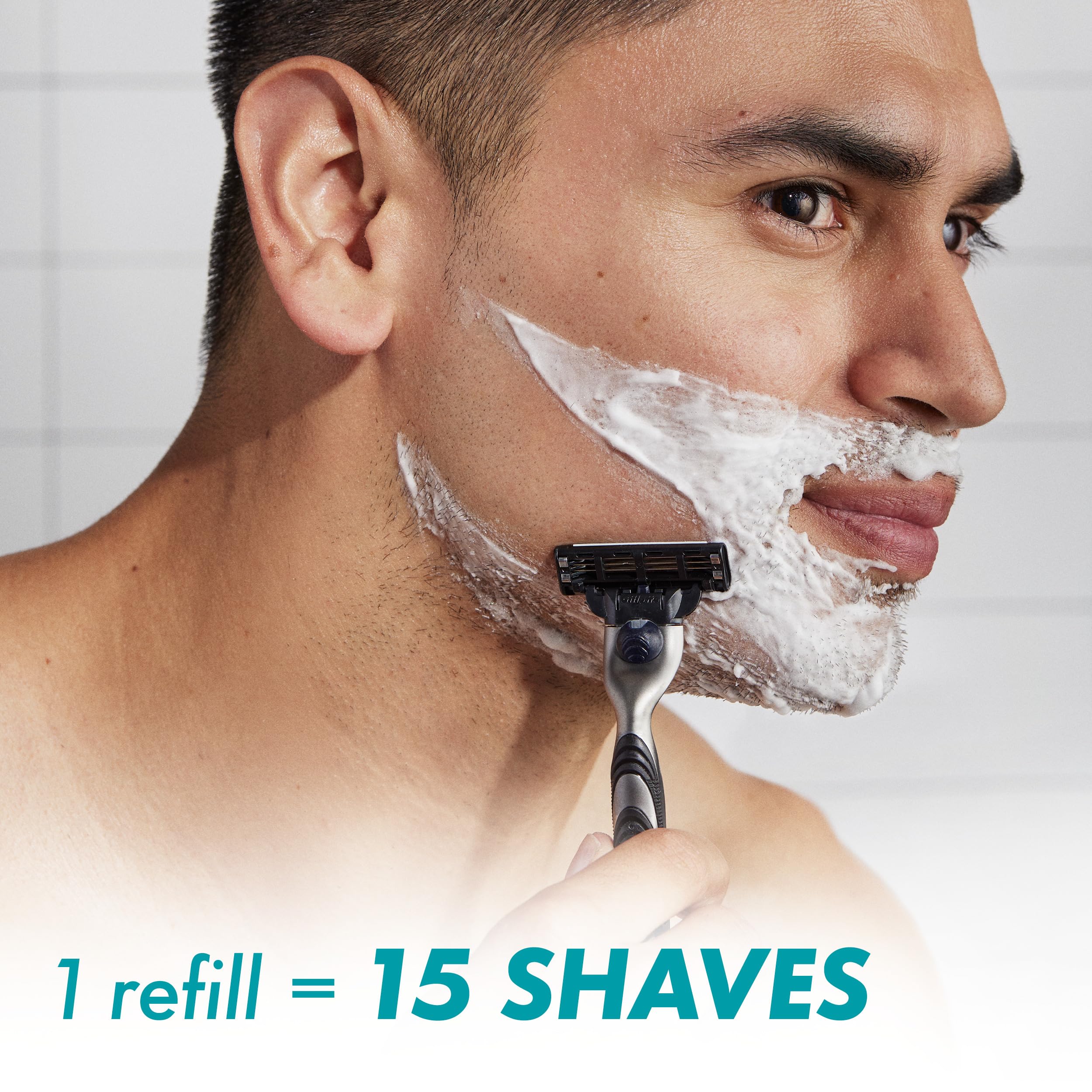 Foto 4 | Razor Gillette Mach3 Para Hombre Con 1 Mango Y 6 Recambios De Cuchillas - Venta Internacional.