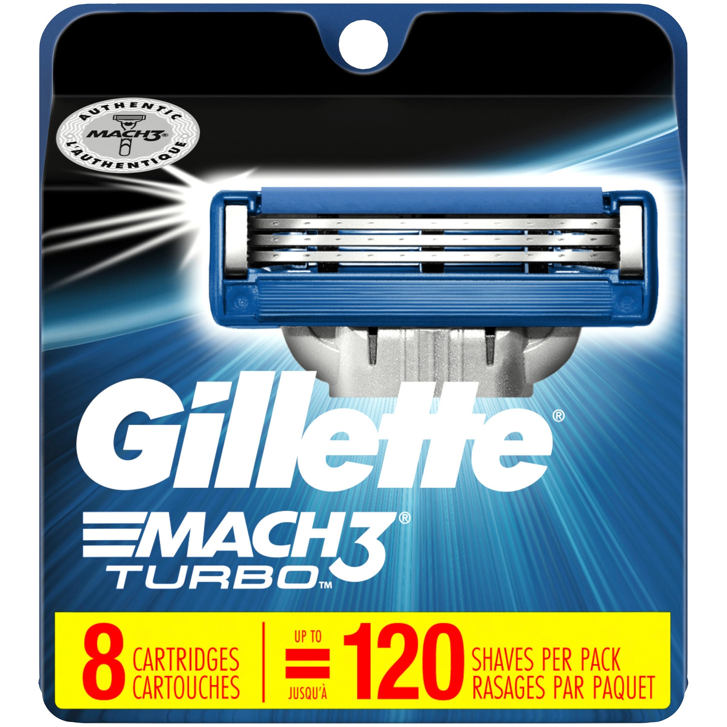 Foto 2 pulgar | Recambios Razor Blade Gillette Mach3 Turbo Para Hombre, 8 Unidades - Venta Internacional.
