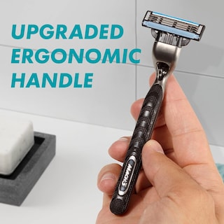 Foto 4 | Recambios Gillette Mach3 Con Mango De Afeitar Y 5 Cuchillas Para Hombre - Venta Internacional.