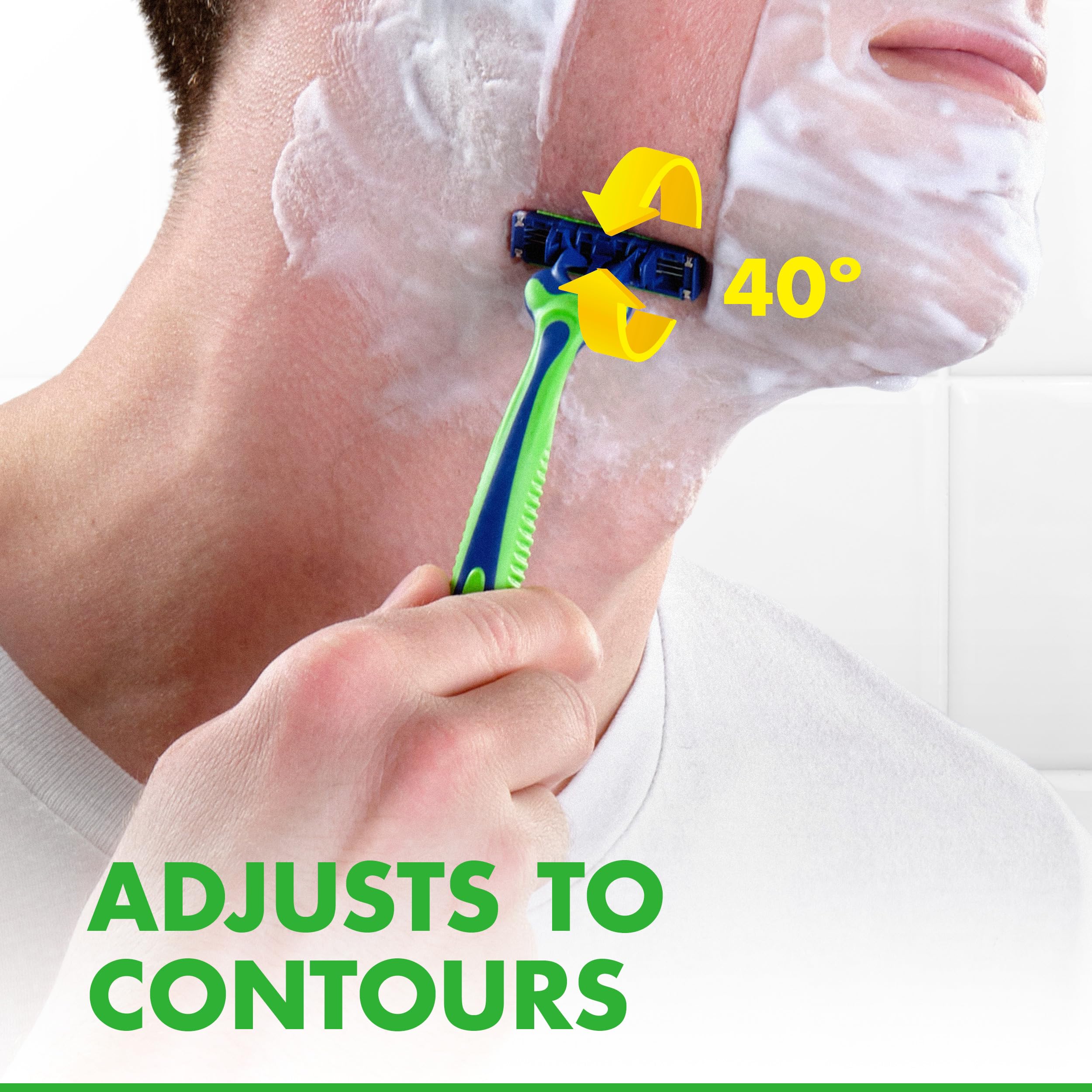 Foto 5 | Maquinilla De Afeitar Desechable Gillette Sensor3 Sensitive Para Hombre X12 - Venta Internacional.