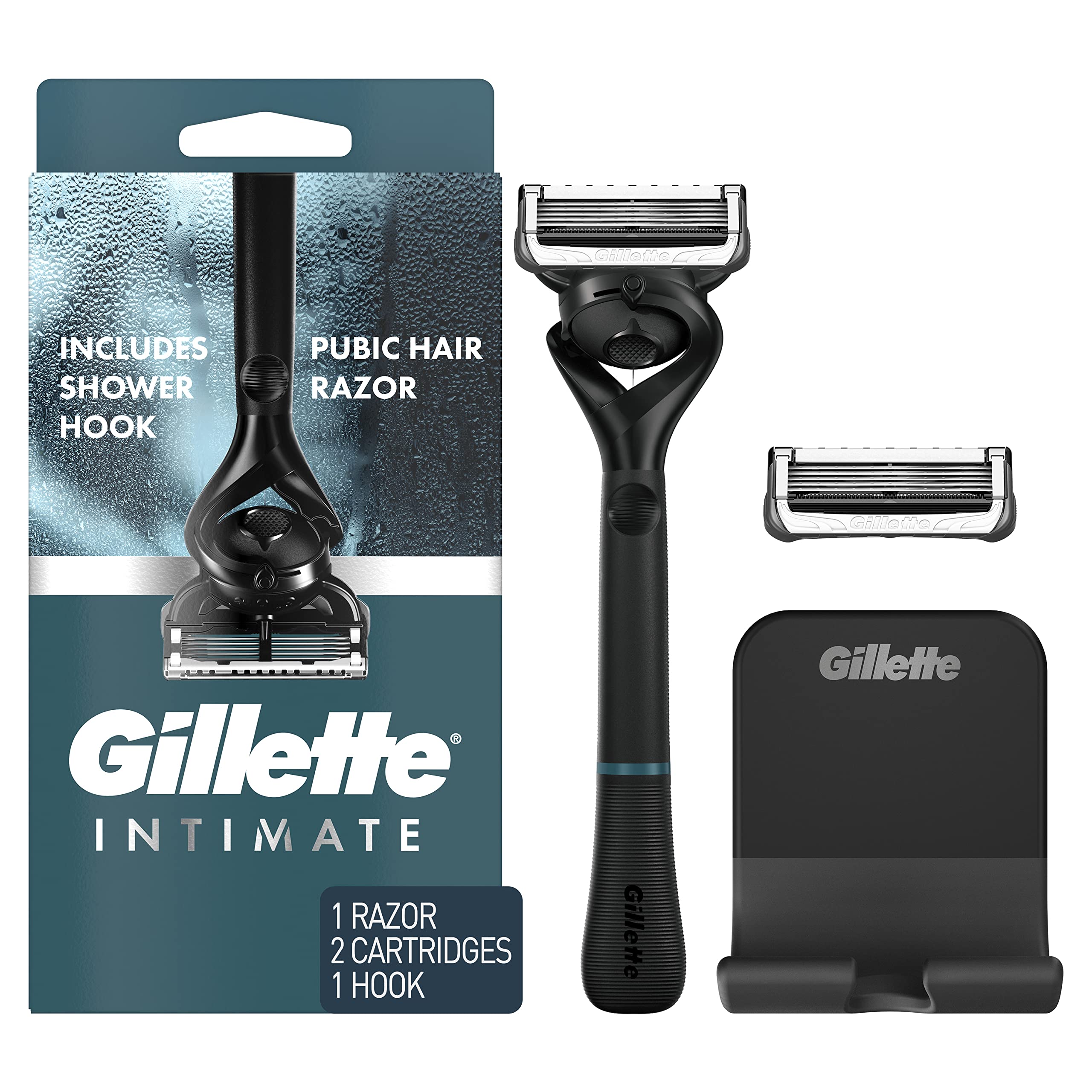 Foto 2 pulgar | Maquinilla De Afeitar Para Vello Púbico Gillette Intimate Para Hombre Con 2 Recambios - Venta Internacional.