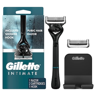 Foto 1 | Maquinilla De Afeitar Para Vello Púbico Gillette Intimate Para Hombre Con 2 Recambios - Venta Internacional.