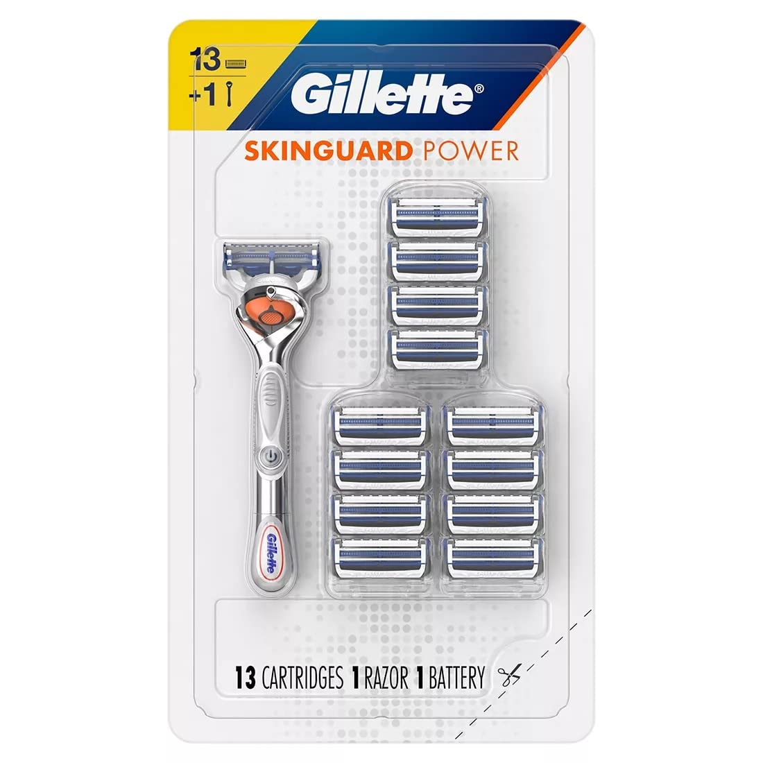 Foto 2 pulgar | Recambios Razor Gillette Skinguard Power Para Hombre Con 13 Cuchillas - Venta Internacional.