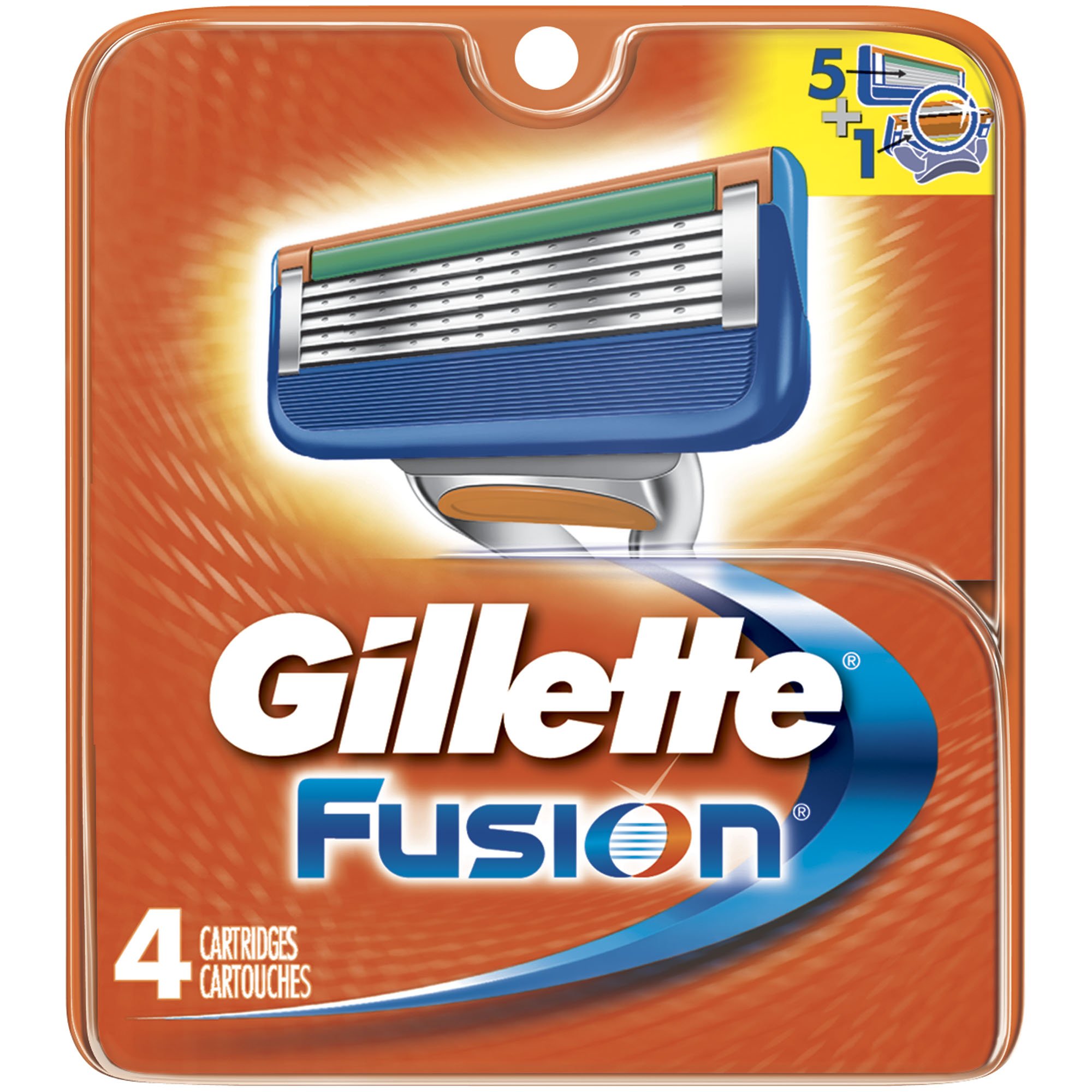 Recambios De Afeitar Gillette Fusion Manuales Para Hombre, 4 Unidades - Venta Internacional.