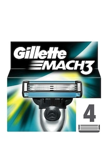 Foto 1 | Cartucho Gillette Mach-3, Paquete De 4 - Venta Internacional.