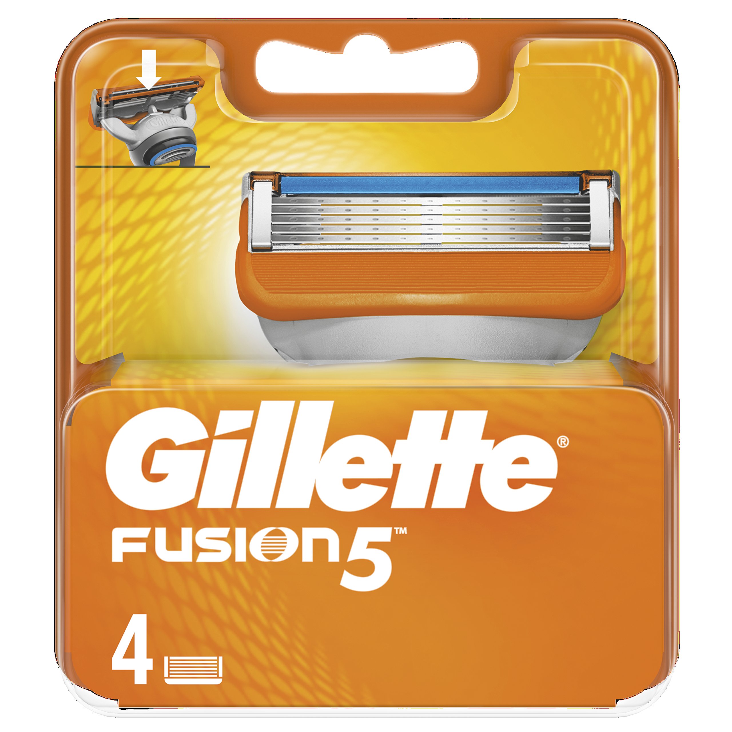 Foto 2 pulgar | Navaja Gillette Fusion, 4 Unidades - Venta Internacional.